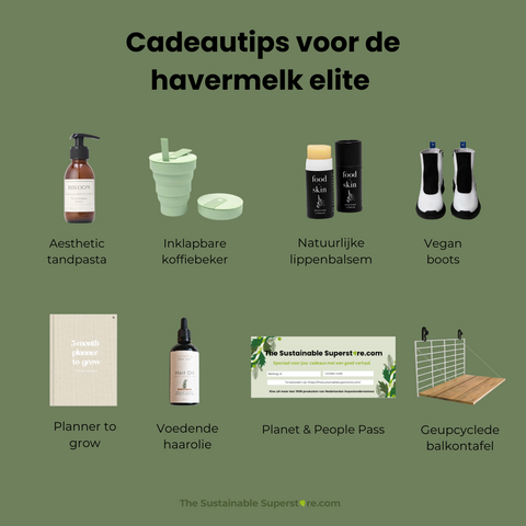 Cadeautips voor de havermelk elite: Stijlvolle en duurzame geschenken