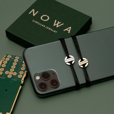 You are Loved armband zilver ~ zwart