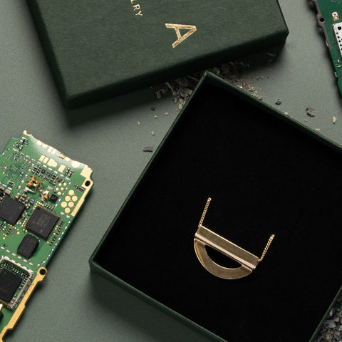 Magic Moon ketting goud