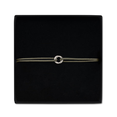 Together as One armband zilver