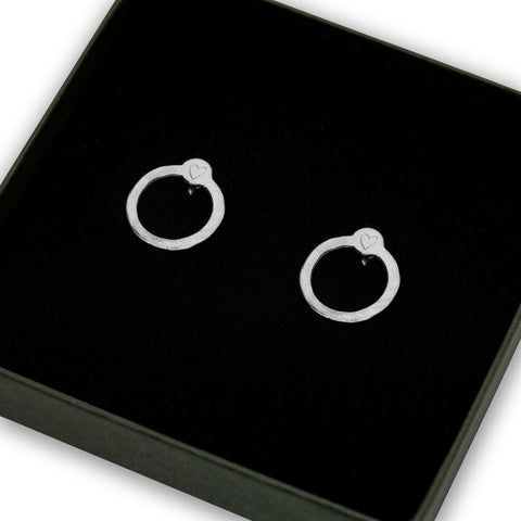 Recycled With Love oorbellen zilver