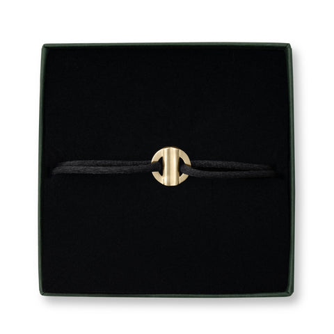 You are Loved armband goud ~ zwart