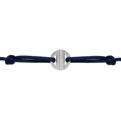 You are Loved armband zilver ~ donkerblauw
