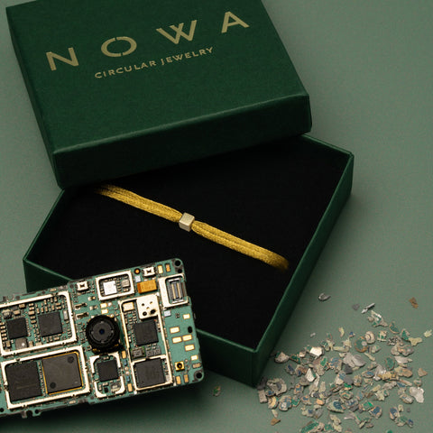 Solid as a Block armband goud ~ goudkleurig