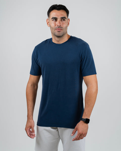 Athleisure Tee Cool Blue