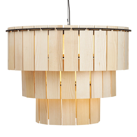 taglight kroonluchter van hout 100cm binthout