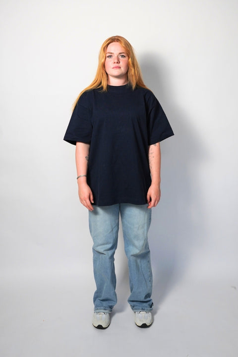 T-shirt Plain - Reborn 003 -  Navy Blue