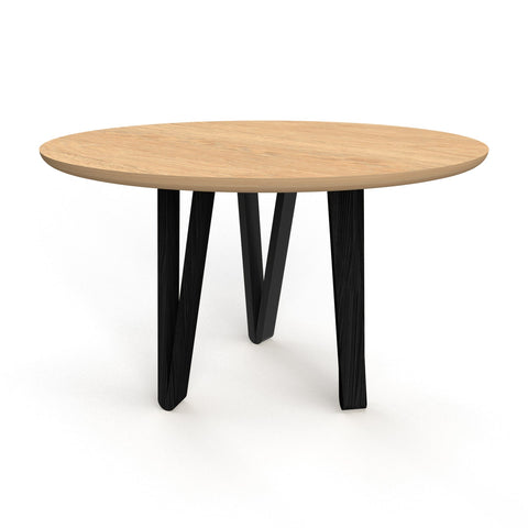 Eiken rond tafel 120cm