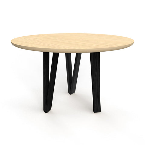 Essen ronde tafel zwarte poten 120cm