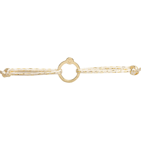 Recycled With Love armband goud