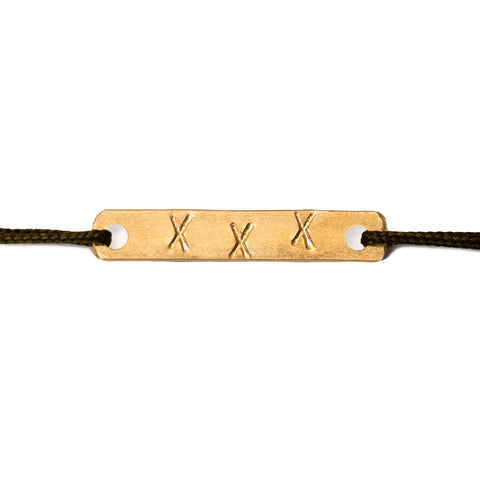 Kisses from Amsterdam armband goud