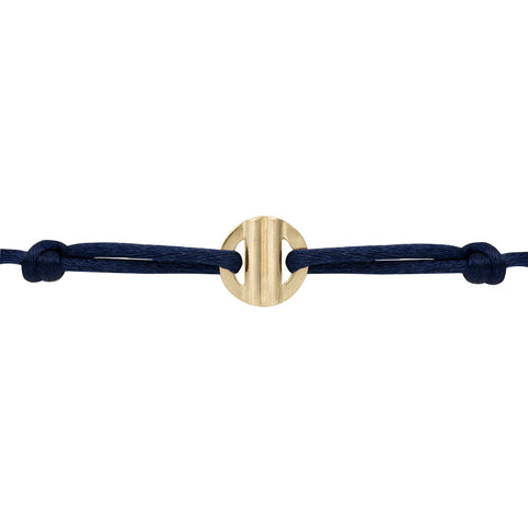 You are Loved armband goud ~ donkerblauw
