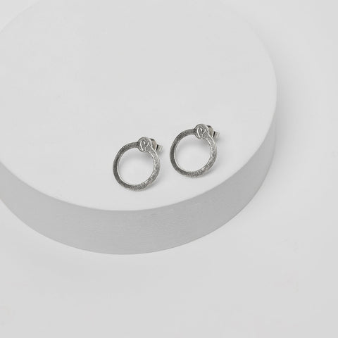 Recycled With Love oorbellen zilver