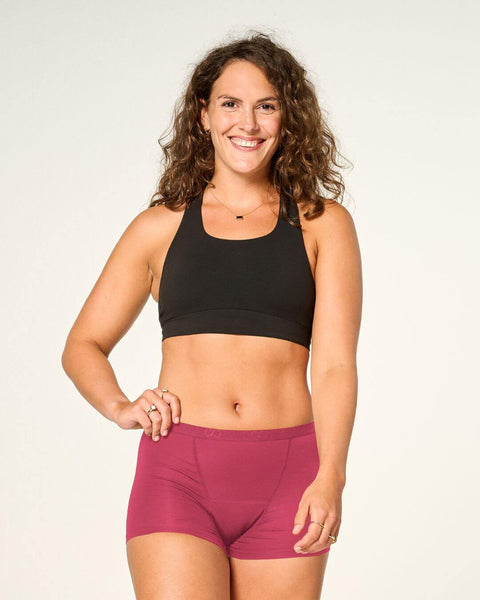 boyshort | heavy - 4 tampons ruby