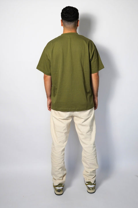 T-shirt Plain - Reborn 003 -  Olive Green