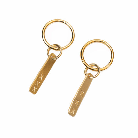 Kisses from Amsterdam oorbellen goud