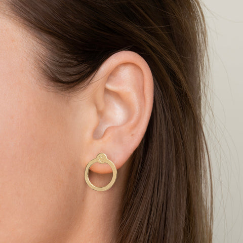 Recycled With Love oorbellen goud