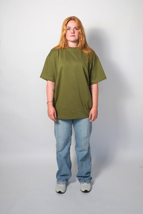 T-shirt Plain - Reborn 003 -  Olive Green