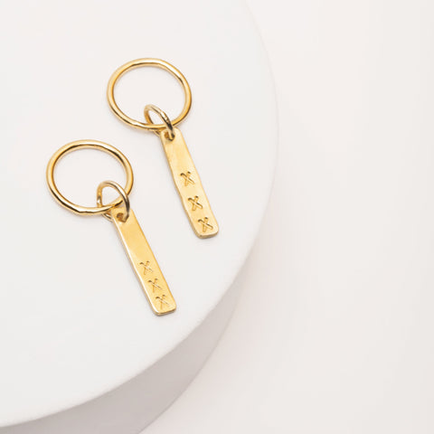 Kisses from Amsterdam oorbellen goud