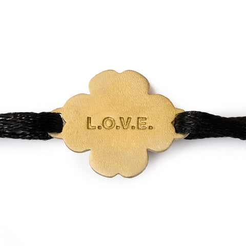 L.O.V.E. You armband goud