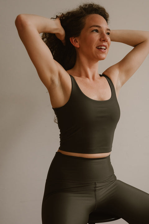 Forest Green Yoga Set