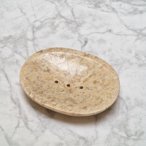 Marble soap dish