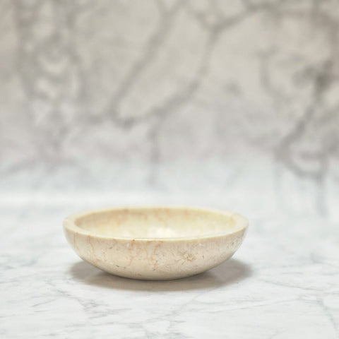 Soap dish marble - round