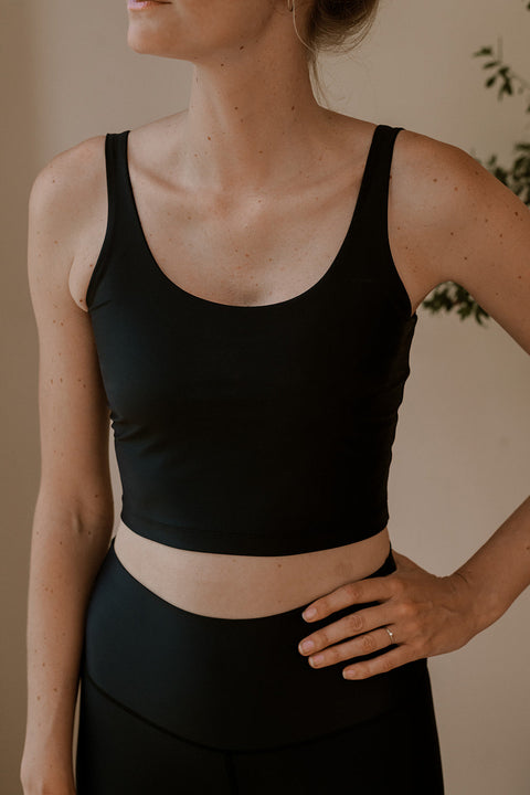 Forever Black yoga set