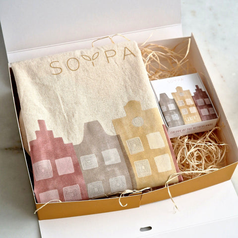 Gift box - Gracht handmade soap &amp; Fairtrade tote bag