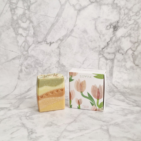 Tulp handmade soap | Mandarin, neroli and lavender