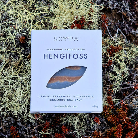 Hengifoss soap I Lemon, Spearmint, Eucalyptus