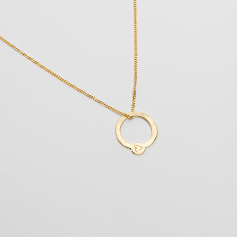 Recycled With Love ketting goud