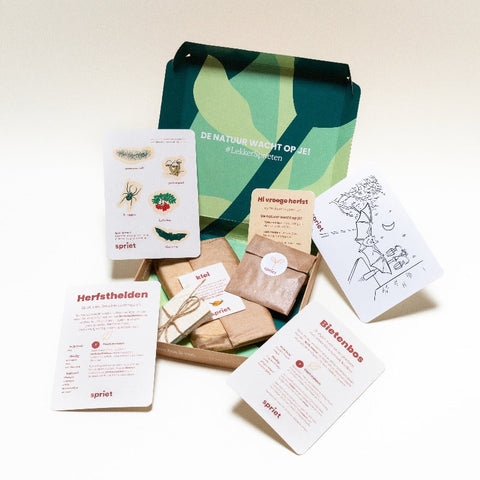 Natuuractiviteit met kinderen herfst