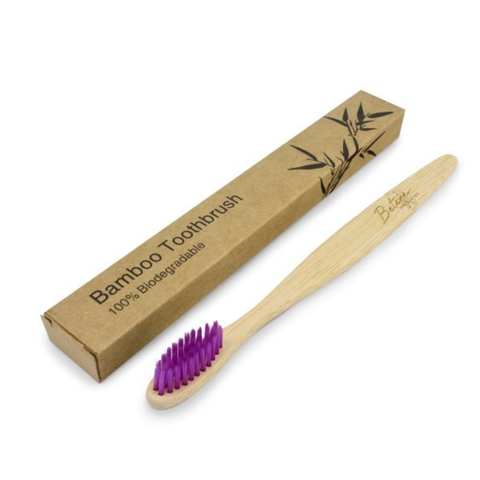BetereProducten Bamboe tandenborstel voor volwassenen – Paars