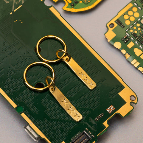 Kisses from Amsterdam oorbellen goud