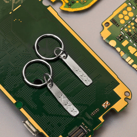 Kisses from Amsterdam oorbellen zilver