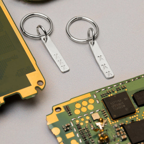 Kisses from Amsterdam oorbellen zilver