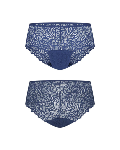 hipster lace | gemiddeld-zwaar - 2 tot 3 tampons navy