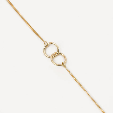 Eternal Connection ketting goud small