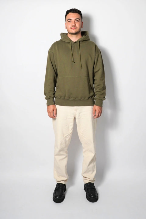 Hoodie Plain - Reborn 003 - Olive Green