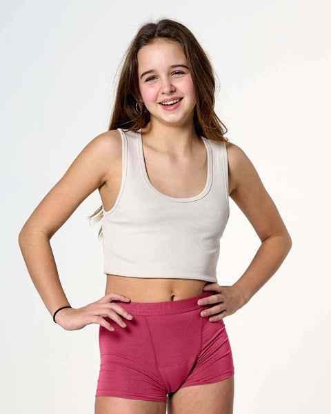 boyshort | heavy - 4 tampons ruby