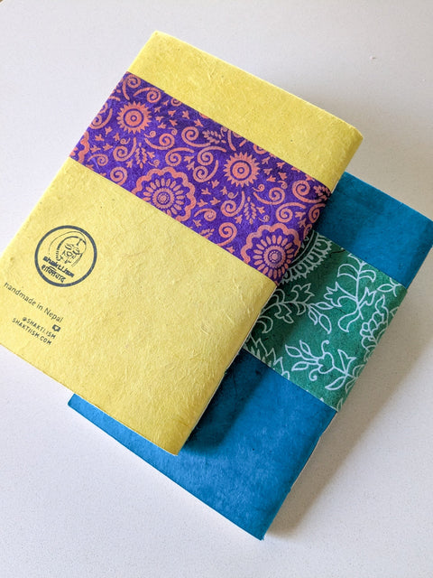 Eco friendly Lokta paper pocket notebook