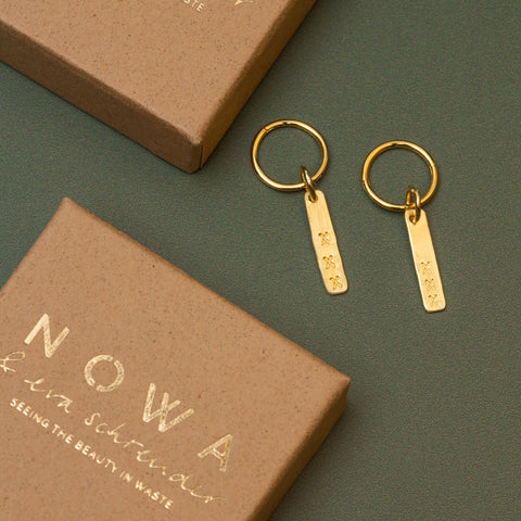 Kisses from Amsterdam oorbellen goud