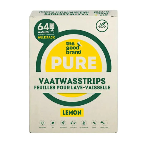 Vaatwasstrips Lemon Multipack – 64 wasbeurten