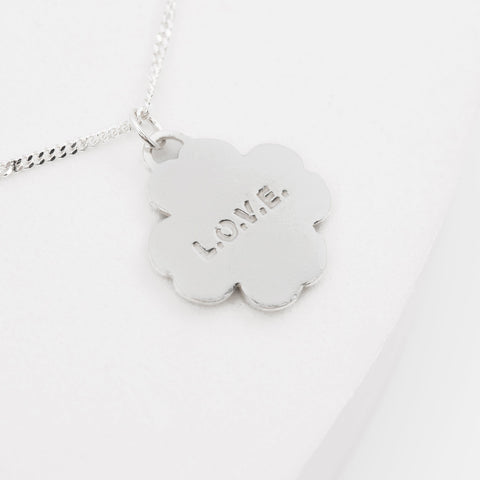 L.O.V.E. You ketting zilver