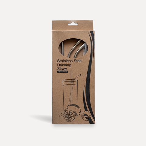 4-pack Stainless Steel Straws
