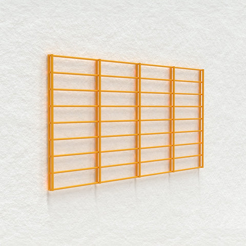 Last Chance - Circular Wall Shelf Fency Yellow (40x80cm)