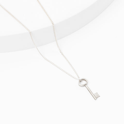 Key To Your Heart ketting zilver