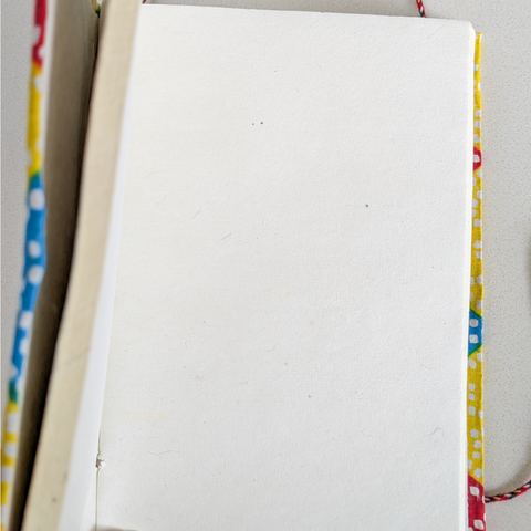 Eco Friendly Cotton Fabric Journals (5 x 7 in), Fair Trade Stationery Ethically Handmade in India