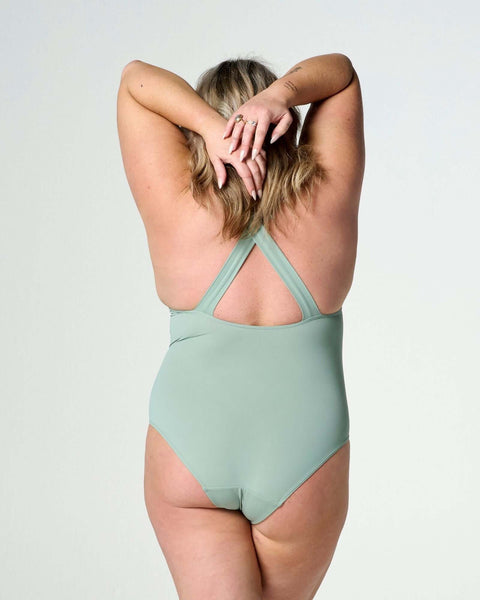 menstruatie zwemkleding - badpak | licht-gemiddeld - 1-2 tampons | dames outlet